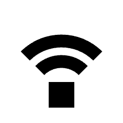 Wifi Signal Medium Icon from Sharp Solid Set