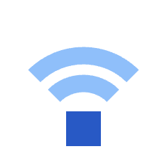 Wifi Signal Medium Icon from Sharp Flat Set