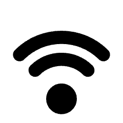 Wifi Signal Medium Icon from Core Solid Set