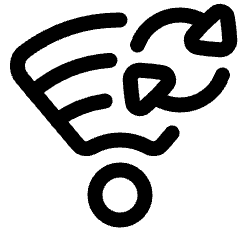 Wifi Sync Icon from Plump Line Set