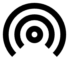 Wifi Tethering Icon from Sharp Line Set