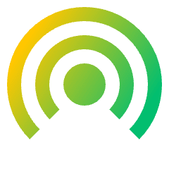 Wifi Tethering Icon from Sharp Gradient Set