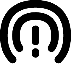 Wifi Tethering Error Icon from Flex Solid Set