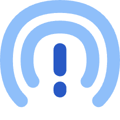 Wifi Tethering Error Icon from Flex Flat Set