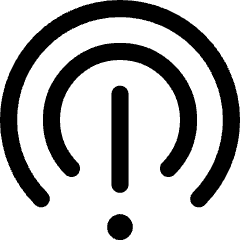 Wifi Tethering Error Icon from Core Line Set