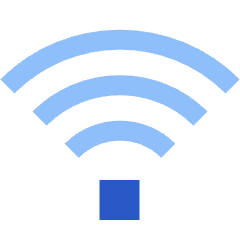 Wifi Icon from Sharp Flat Set