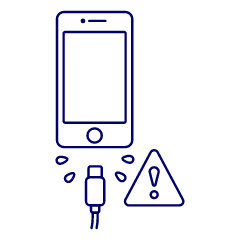Plug Warning Illustration from UX Line Set