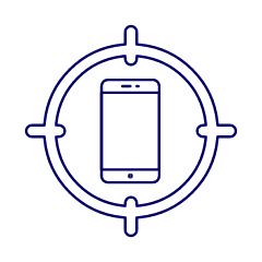 Target Phone Illustration from UX Line Set