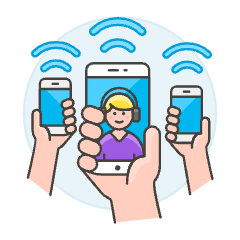 Wireless Internet 1 Illustration from UX Colors Set