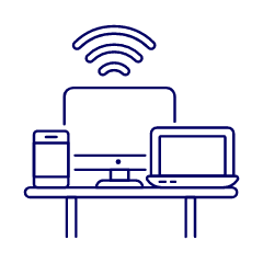 Wifi Direct 1 Illustration from UX Line Set