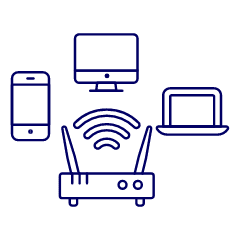 Wifi Direct 2 Illustration from UX Line Set