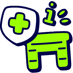 Fireplace Safety Info Icon from Stickies Duo Set