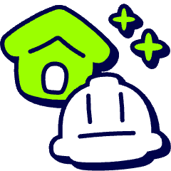 House Renovation Icon from Stickies Duo Set