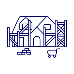 Building Site Illustration from UX Line Set
