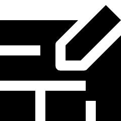 Construction Blueprint Writing Icon from Nova Solid Set