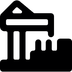 Construction Building Icon from Ultimate Bold Set