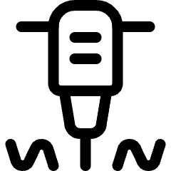 Construction Drill Icon from Ultimate Regular Set