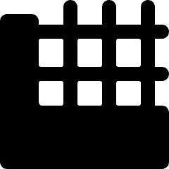 Construction Fence Icon from Ultimate Bold Set