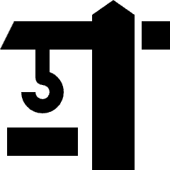 Construction Hoist Lifter Icon from Nova Solid Set