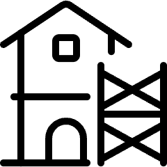 Construction House Icon from Ultimate Light Set