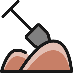 Construction Shovel Icon from Ultimate Colors Set
