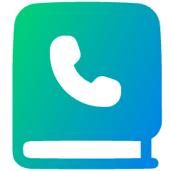 Contact Phonebook 2 Icon from Plump Gradient Set