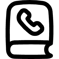 Contact Phonebook 2 Icon from Flex Solid Set