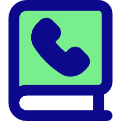 Contact Phonebook 2 Icon from Core Pop Set