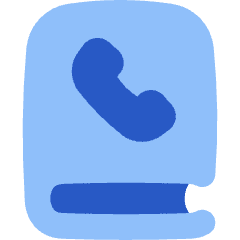 Contact Phonebook 2 Icon from Flex Flat Set