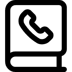 Contact Phonebook 2 Icon from Core Line Set