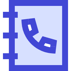 Contact Phonebook 2 Icon from Sharp Duo Set
