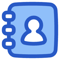 Contact Phonebook Icon from Plump Duo Set