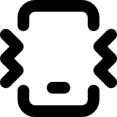 Phone Vibrate Icon from Micro Line Set