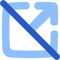 Arrow Open In New Off Icon from Plump Flat Set