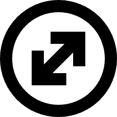 Line Arrow Diagonal Circle 1 Icon from Sharp Remix Set