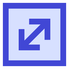 Line Arrow Diagonal Square 1 Icon from Sharp Duo Set