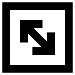 Line Arrow Diagonal Square 2 Icon from Sharp Remix Set