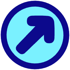 Line Arrow Diagonal Upper Right Square Icon from Plump Pop Set