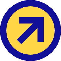 Line Arrow Diagonal Upper Right Square Icon from Sharp Pop Set