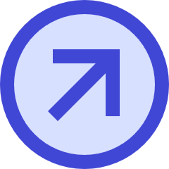 Line Arrow Diagonal Upper Right Square Icon from Sharp Duo Set