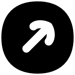 Line Arrow Diagonal Upper Right Square Icon from Flex Solid Set