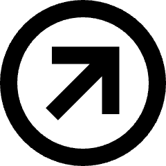 Line Arrow Diagonal Upper Right Square Icon from Sharp Remix Set