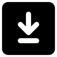 Line Arrow Down Square 2 Icon from Core Solid Set