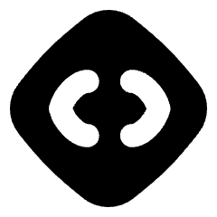 Line Arrow Expand Horizontal Diamond Icon from Flex Solid Set