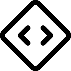 Line Arrow Expand Horizontal Diamond Icon from Core Line Set