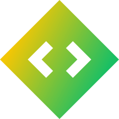 Line Arrow Expand Horizontal Diamond Icon from Sharp Gradient Set