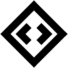 Line Arrow Expand Horizontal Diamond Icon from Sharp Remix Set