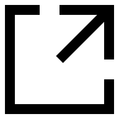 Line Arrow Expand Window 1 Icon from Sharp Line Set