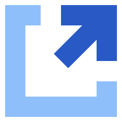 Line Arrow Expand Window 1 Icon from Sharp Flat Set