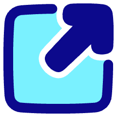 Line Arrow Expand Window 1 Icon from Plump Pop Set